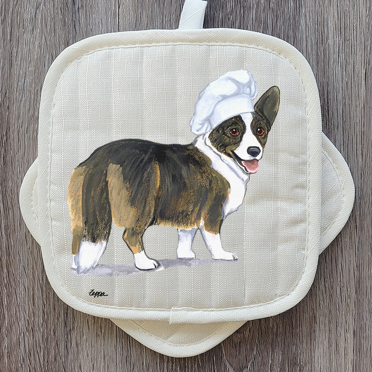 Cardigan Welsh Corgi Pot Holder Set