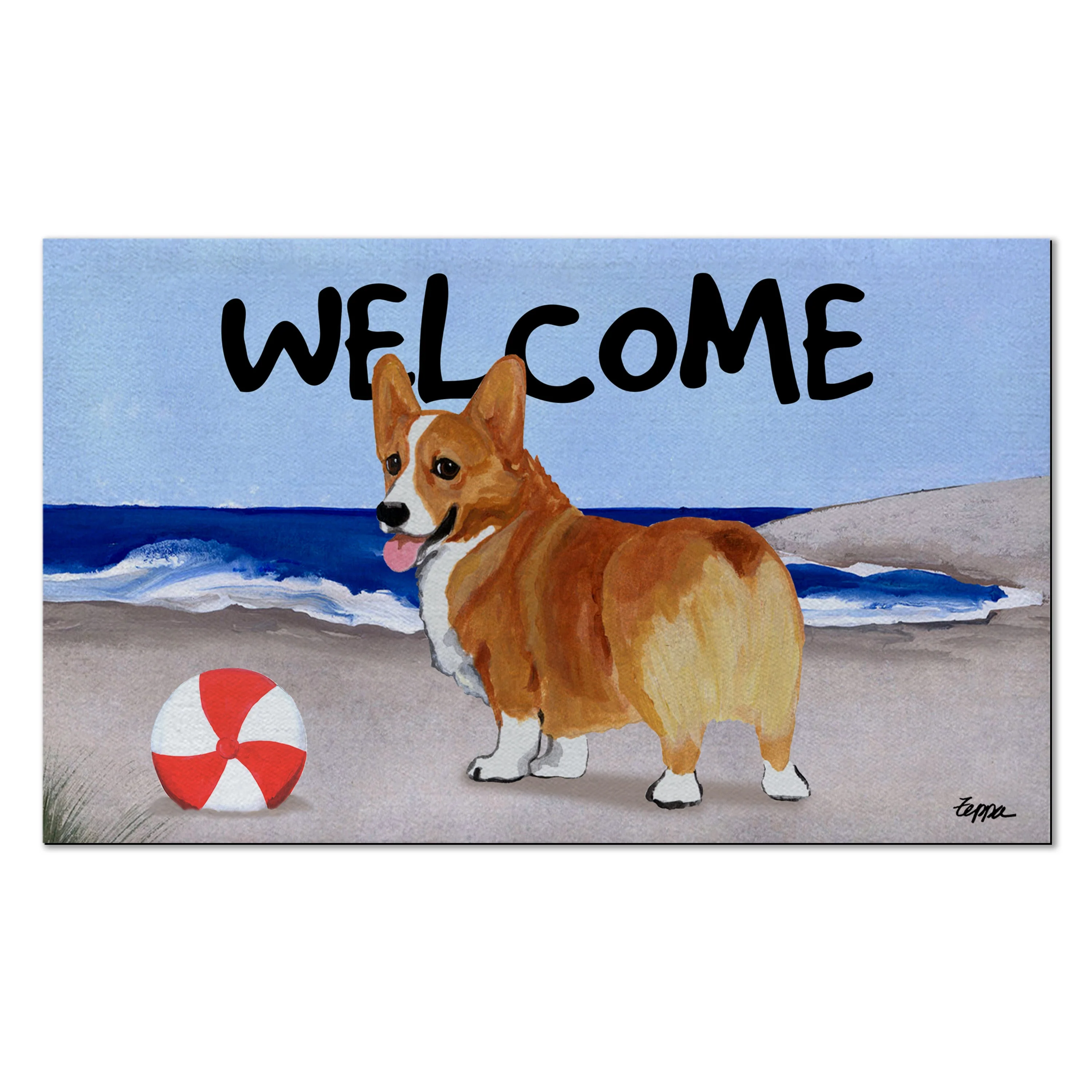 Pembroke Welsh Corgi Welcome Mat - Image 11