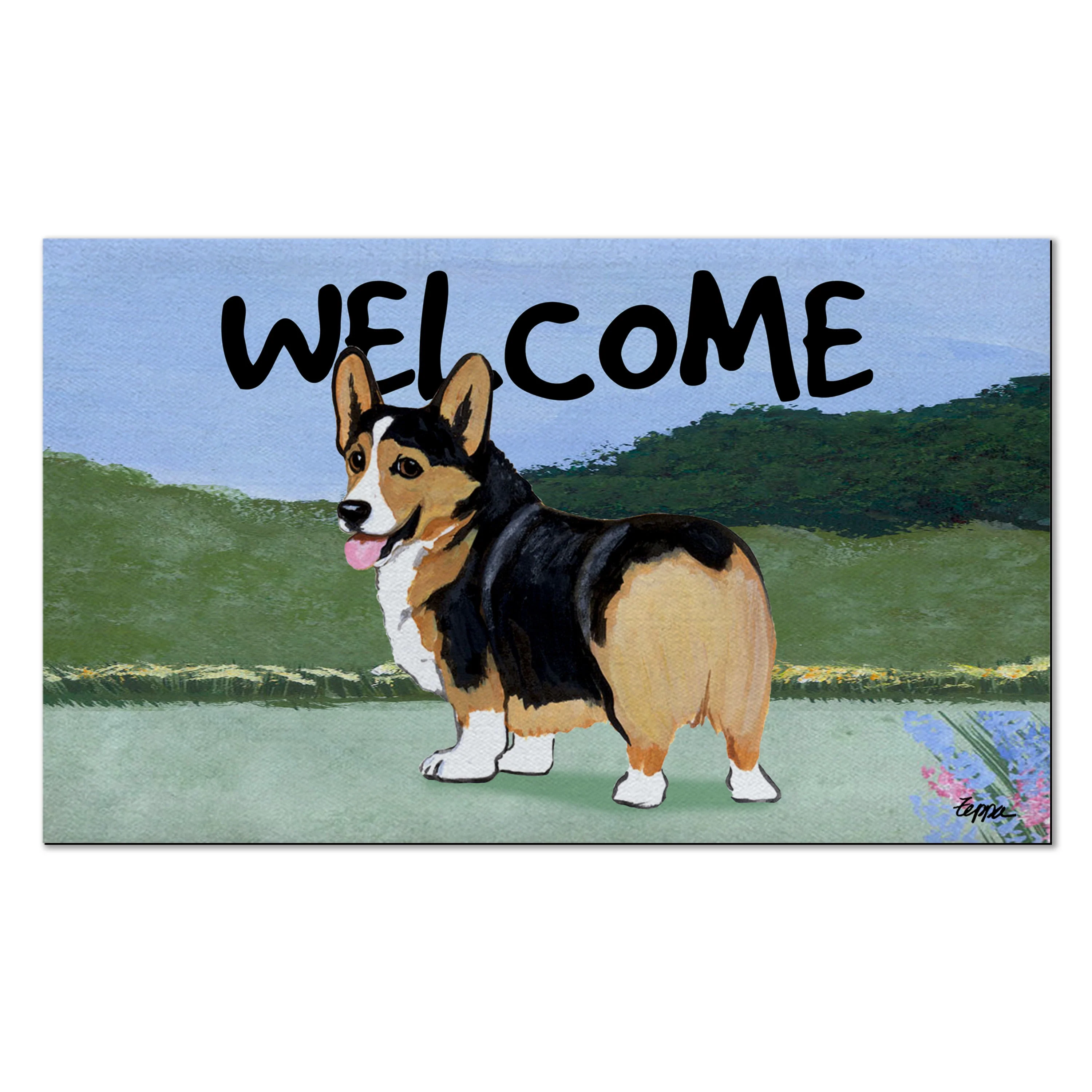 Pembroke Welsh Corgi Welcome Mat - Image 4