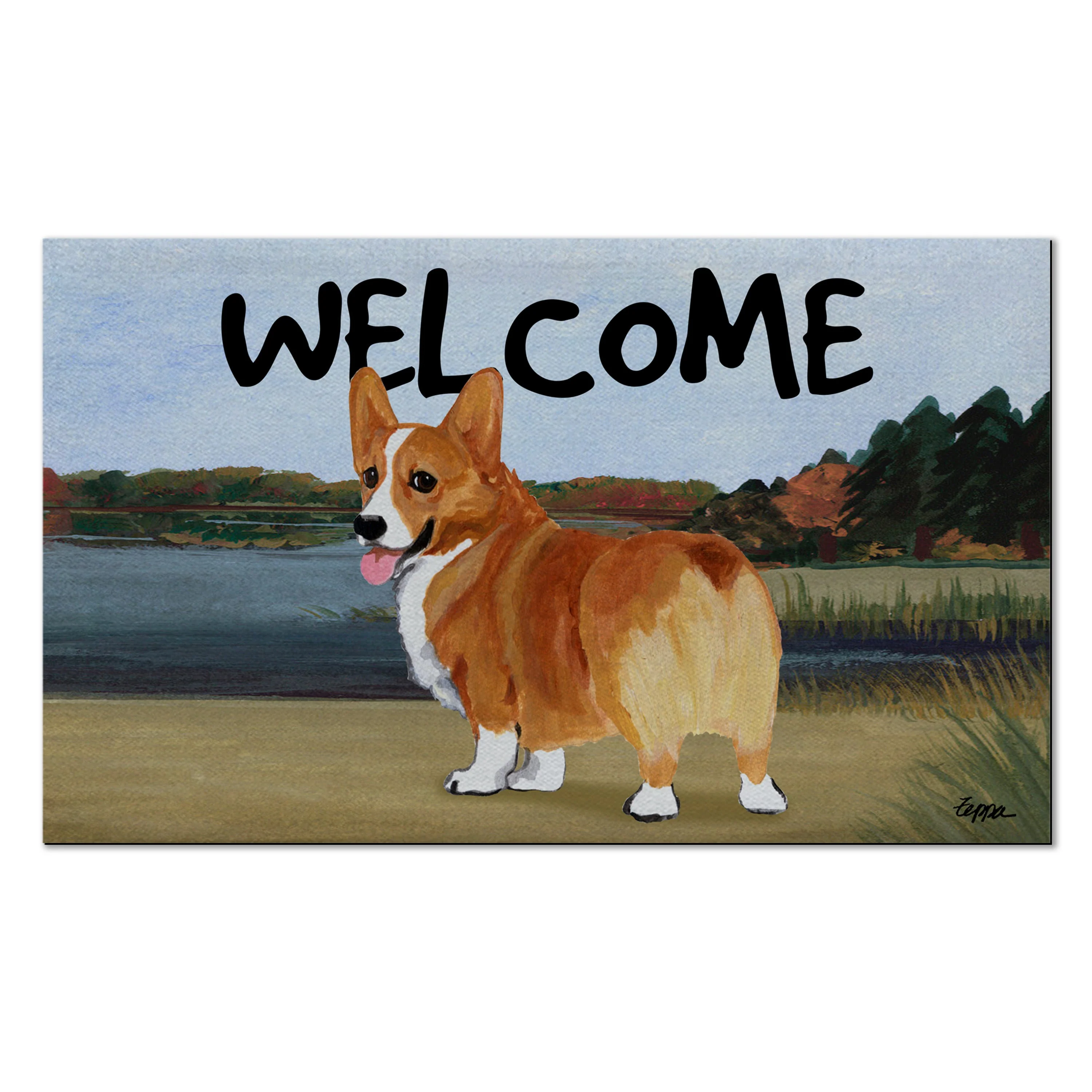 Pembroke Welsh Corgi Welcome Mat - Image 5