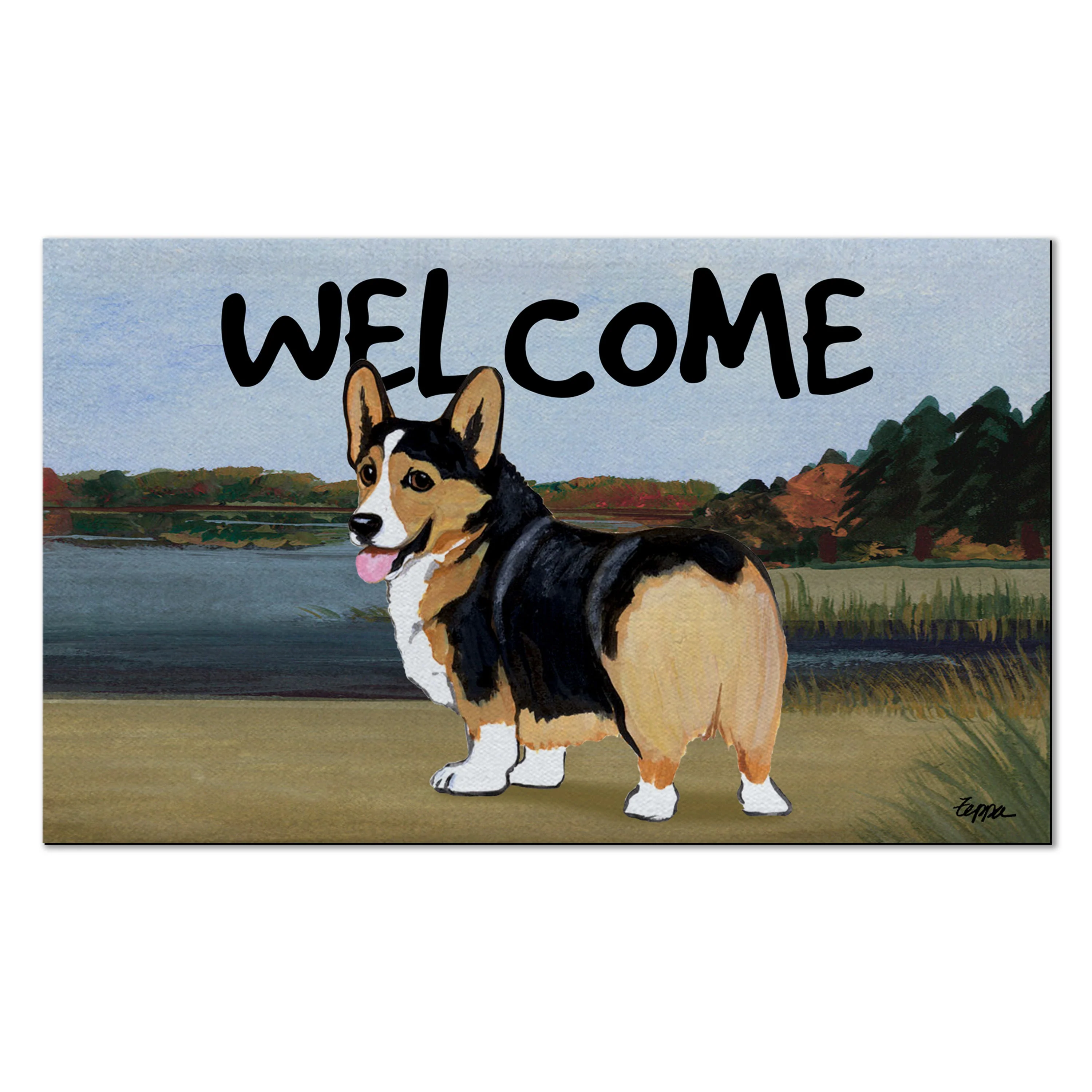 Pembroke Welsh Corgi Welcome Mat - Image 6