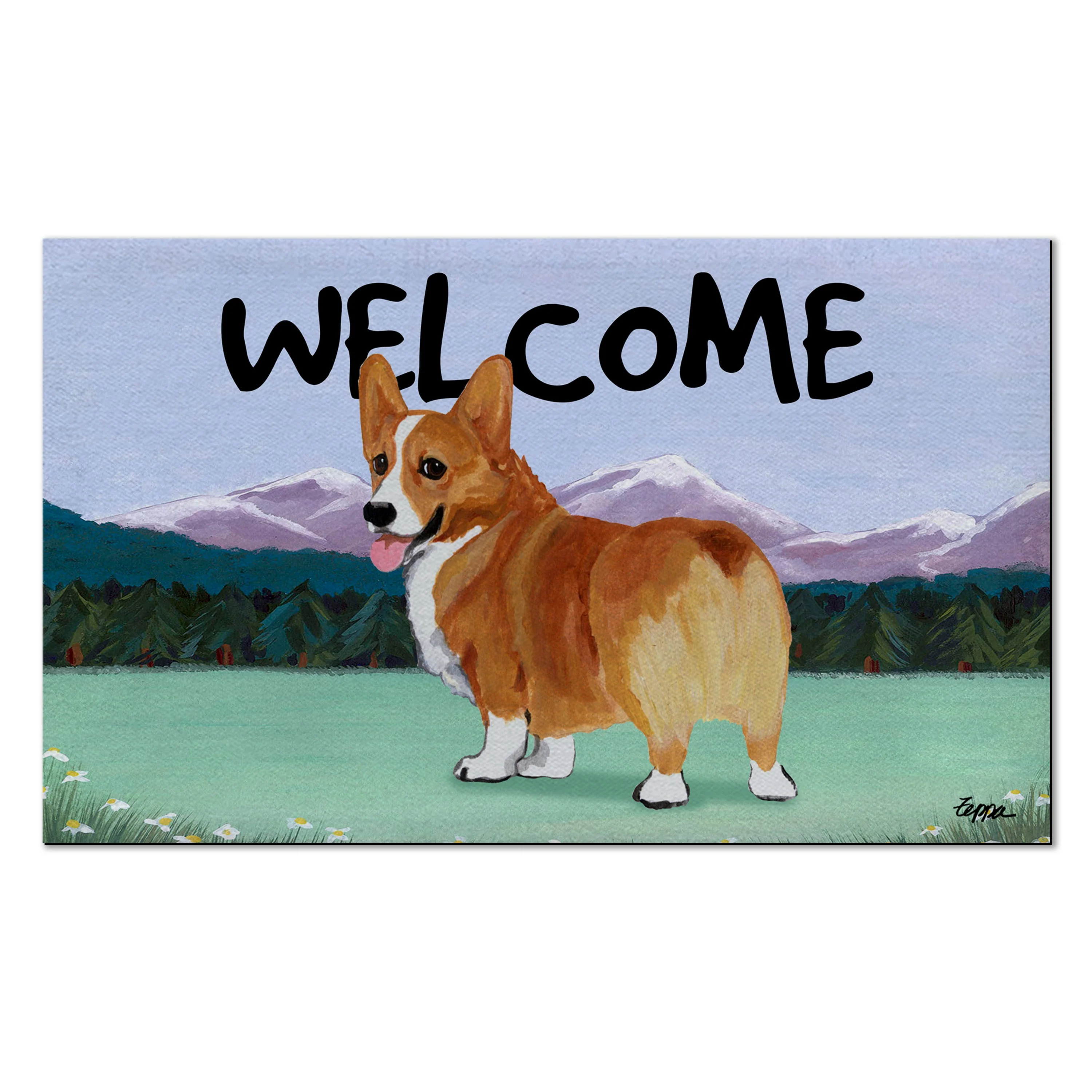 Pembroke Welsh Corgi Welcome Mat - Image 7
