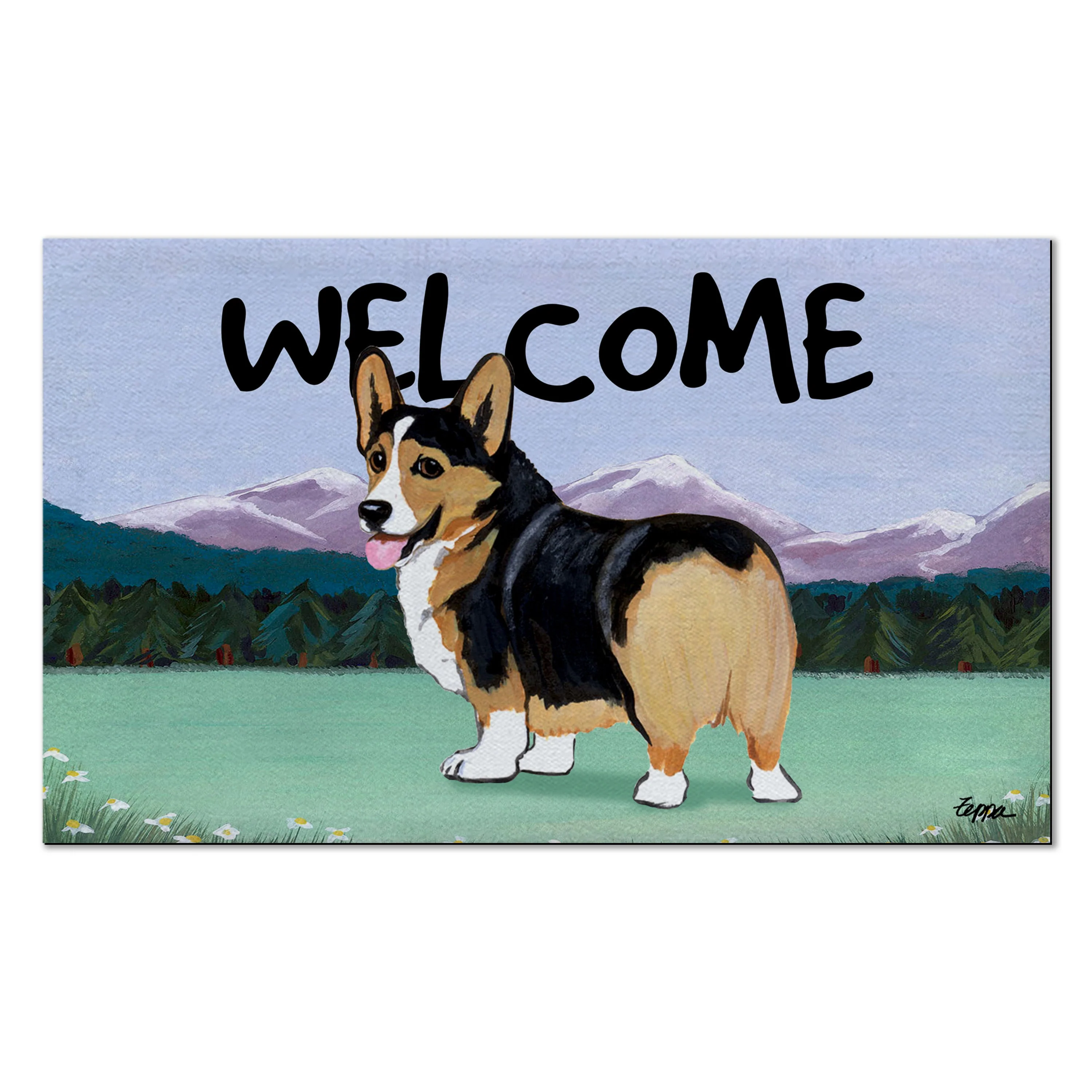 Pembroke Welsh Corgi Welcome Mat - Image 8
