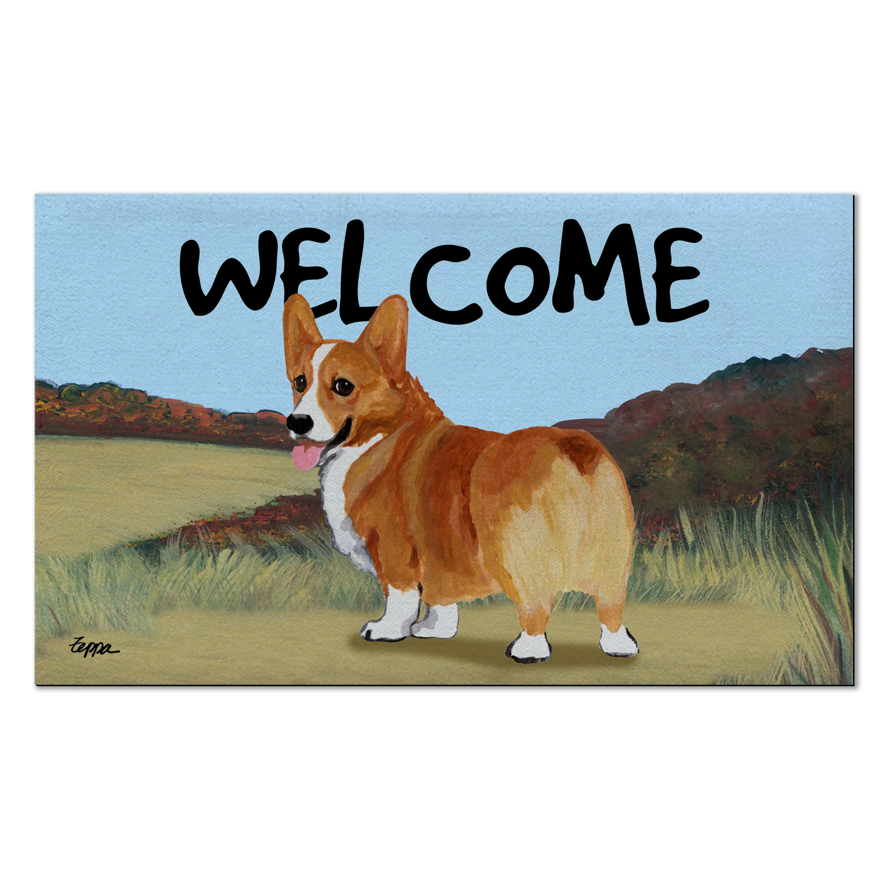 Pembroke Welsh Corgi Welcome Mat - Image 9