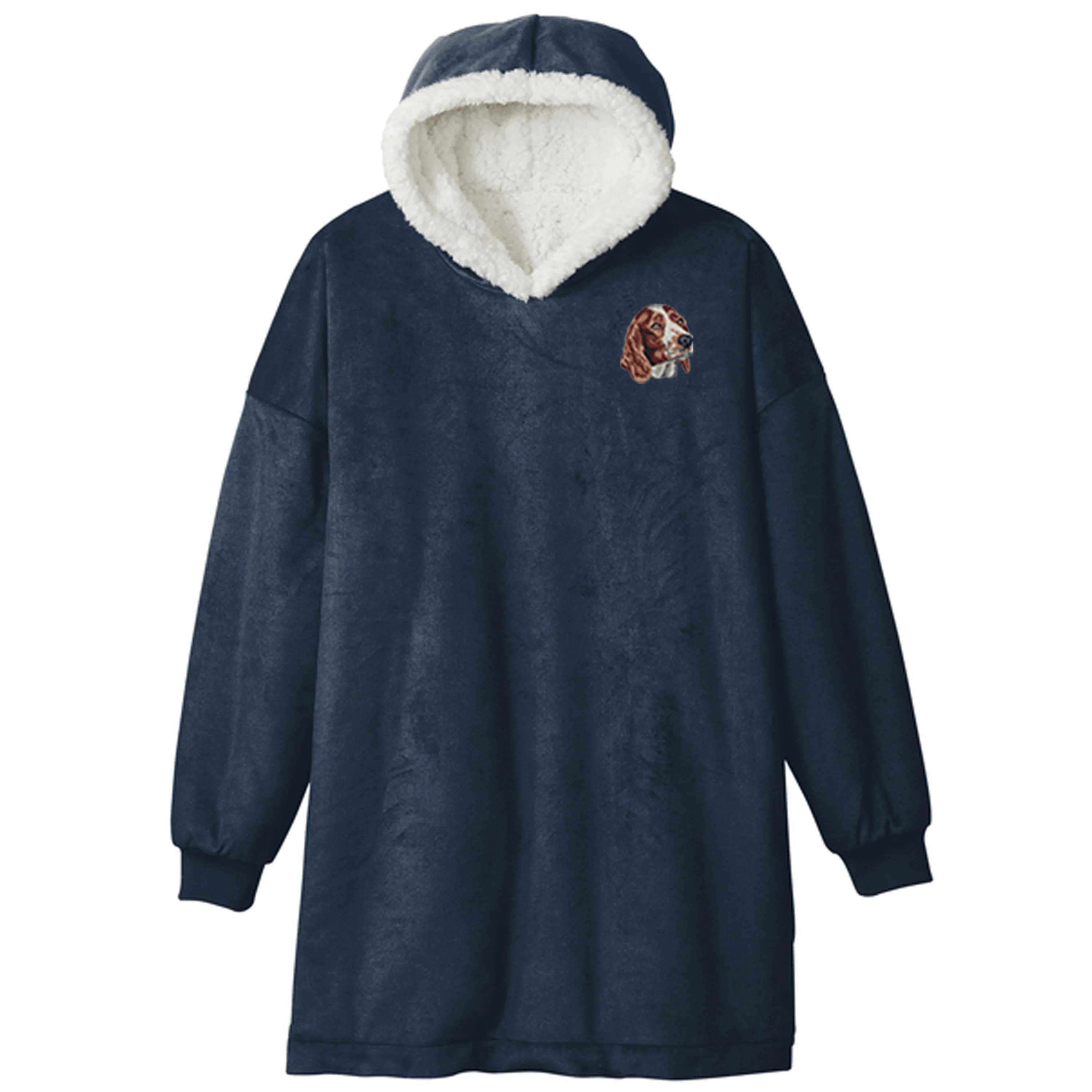 Welsh Springer Spaniel Embroidered Wearable Blanket - Image 4