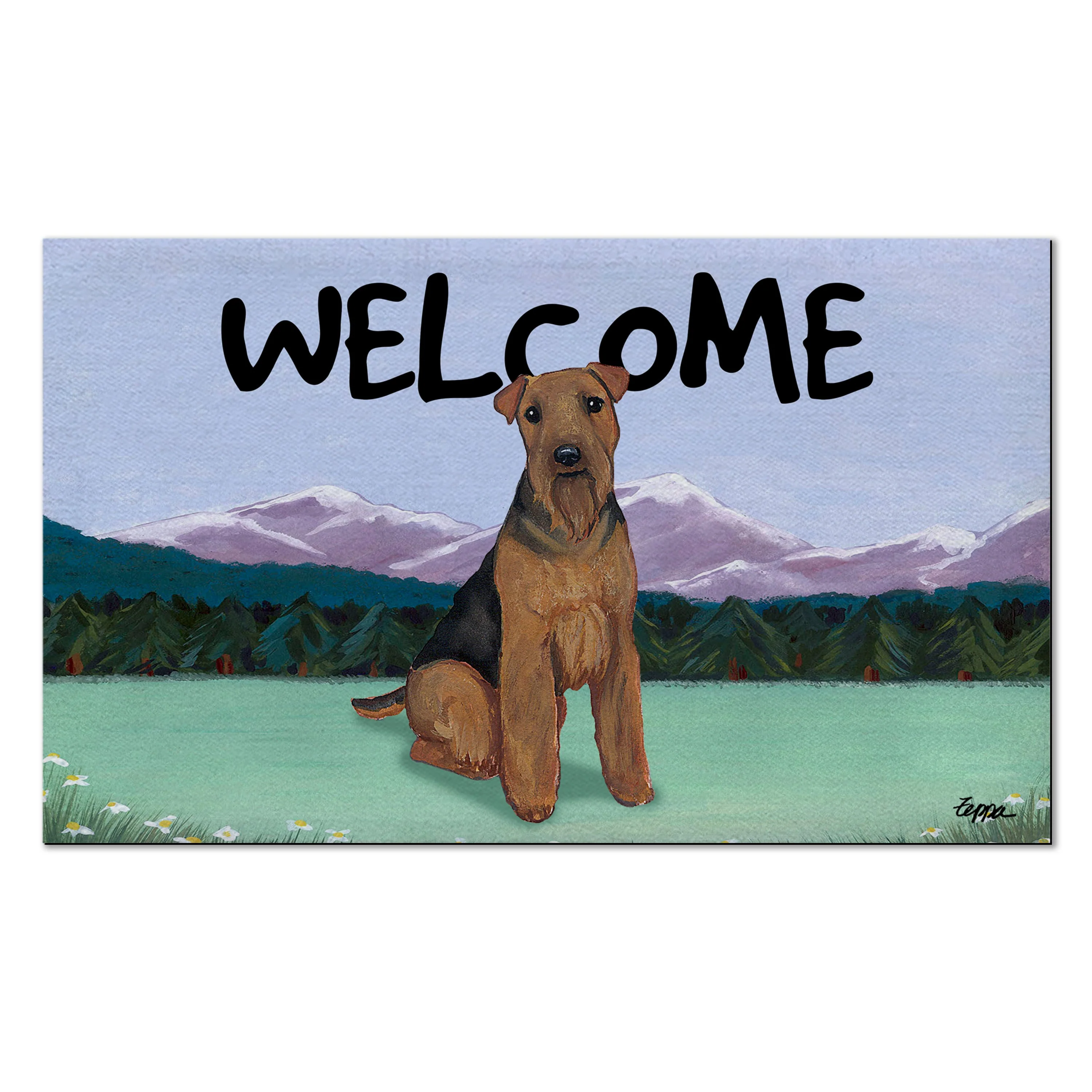 Welsh Terrier Welcome Mat - Image 3
