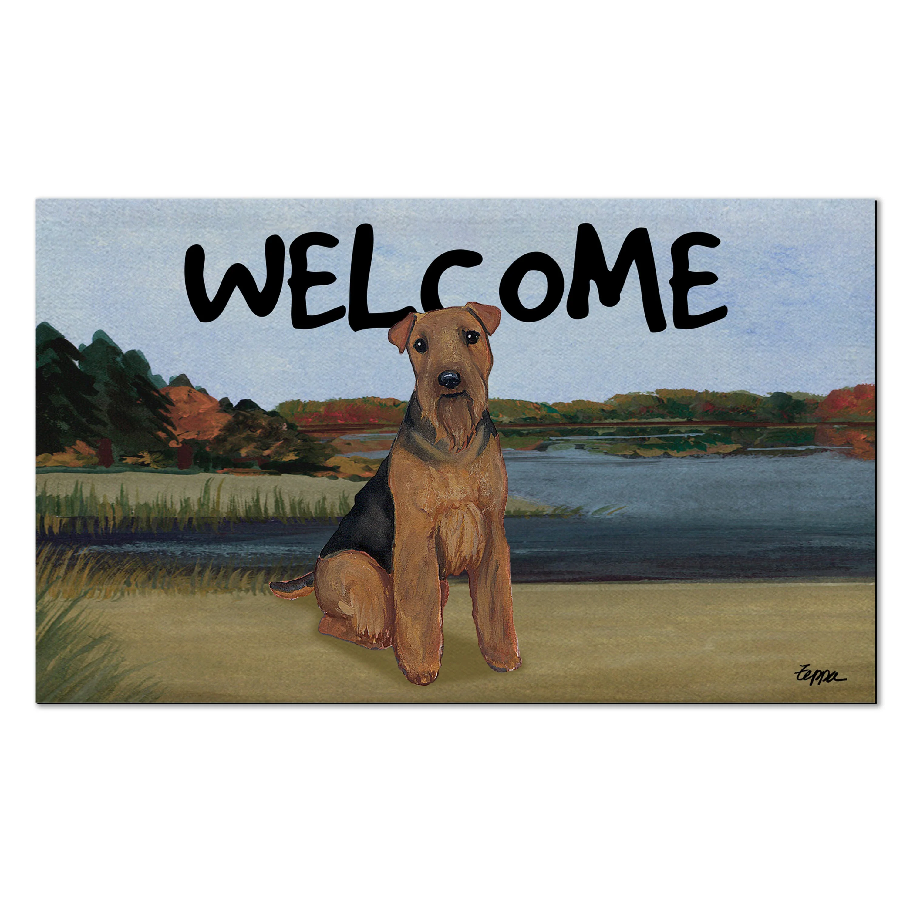 Welsh Terrier Welcome Mat - Image 4