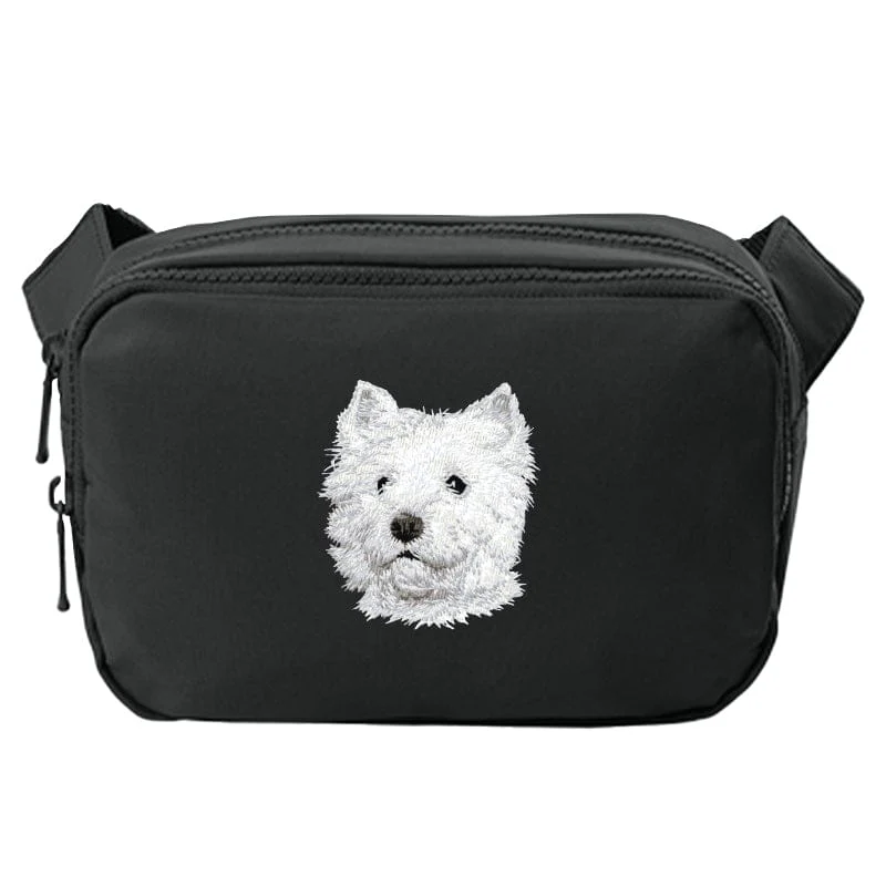 West Highland White Terrier Embroidered Crossbody Bag - Image 2