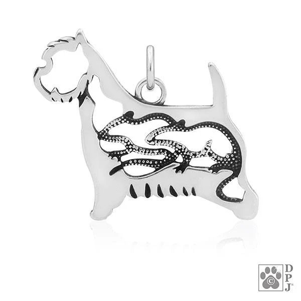 West Highland White Terrier w/Rats, Body Pendant