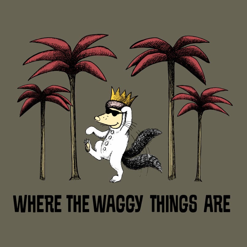Where The Waggy Things Are - Classic Long-Sleeve T-Shirt - Image 2