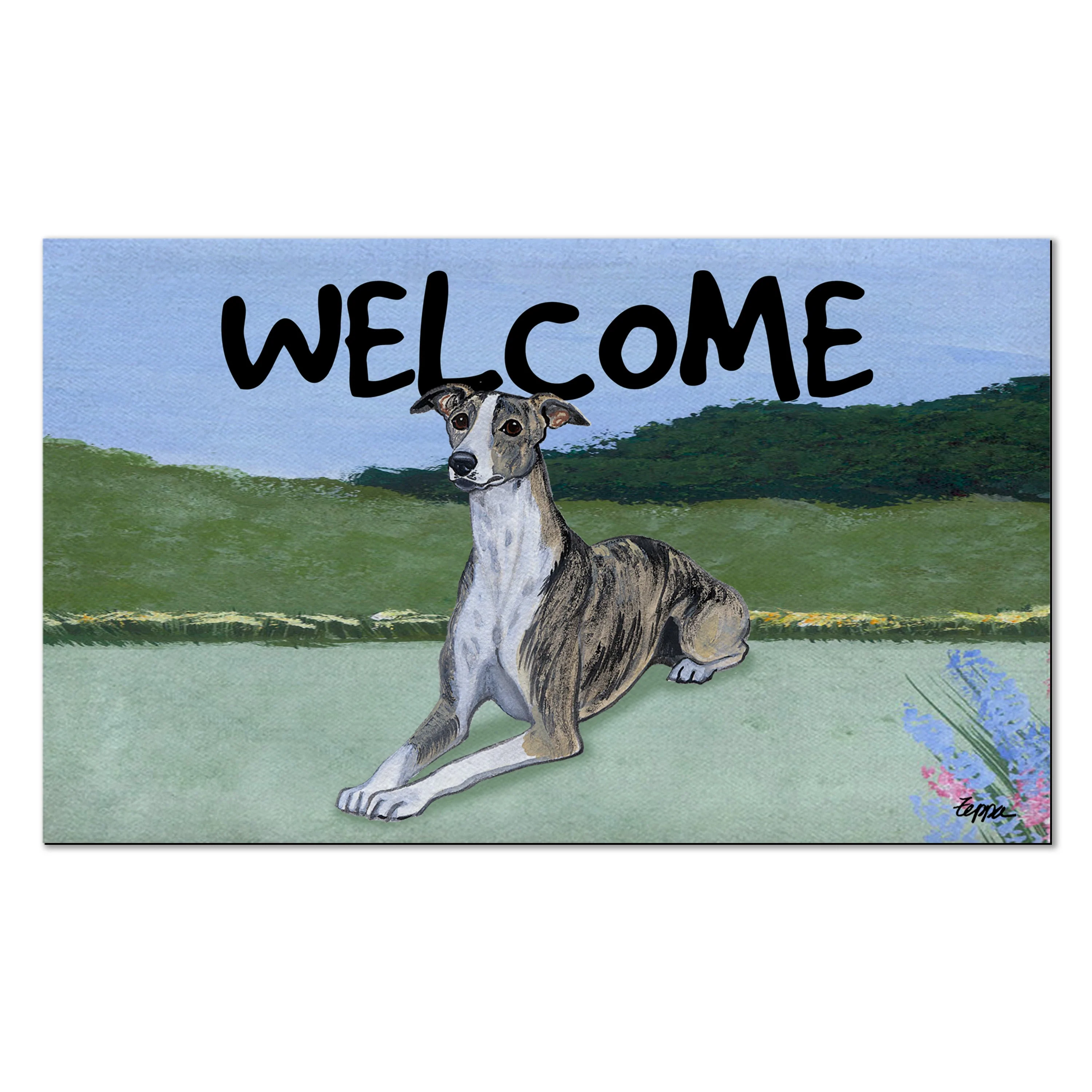 Whippet Welcome Mat - Image 2