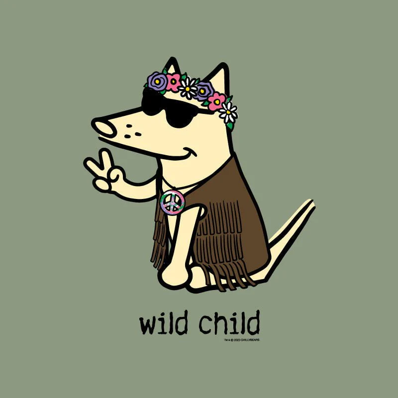 Wild Child - Ladies Crewneck - Image 2