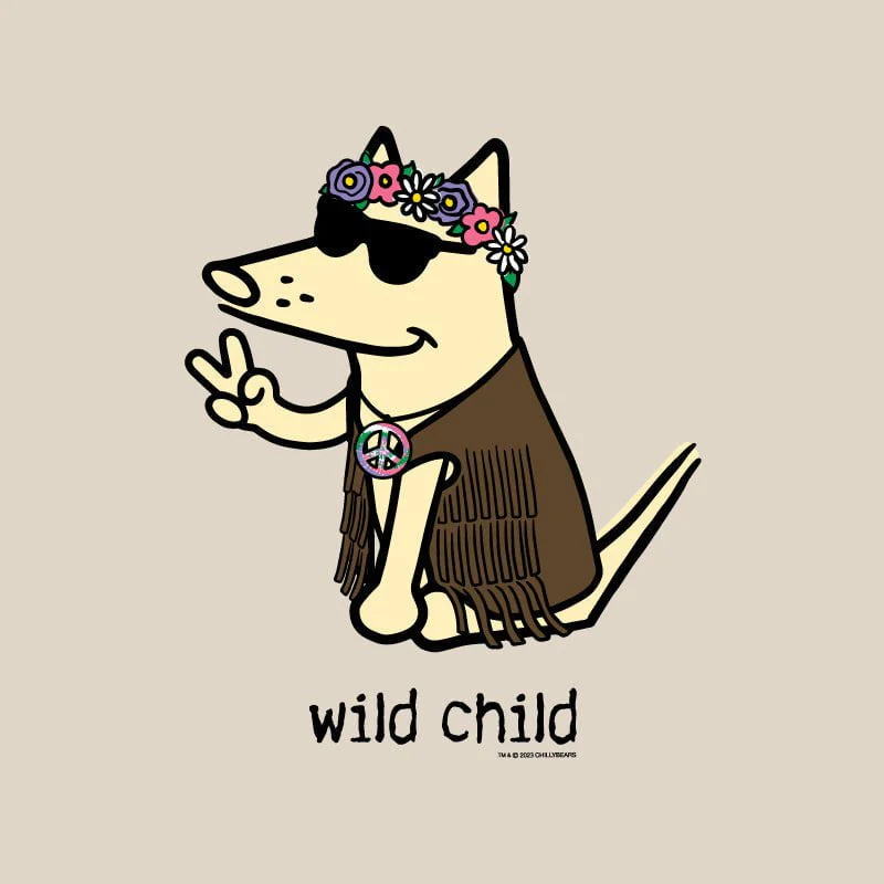 Wild Child - Ladies Curvy V-Neck Tee - Image 2