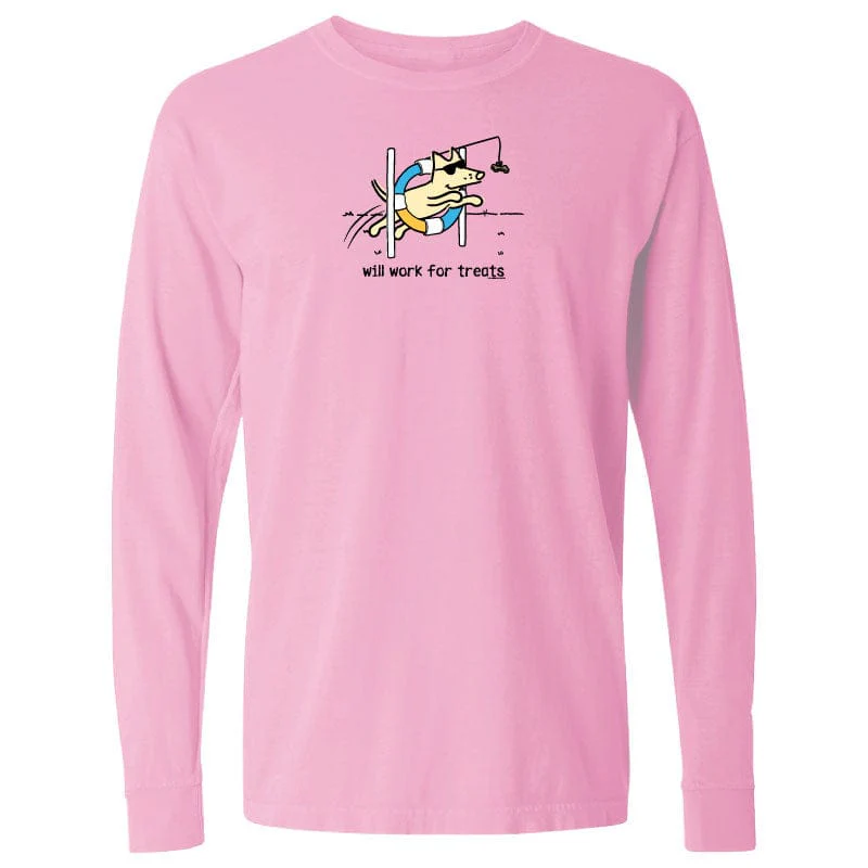 Will Work For Treats - Long-Sleeve T-Shirt Classic - Image 3