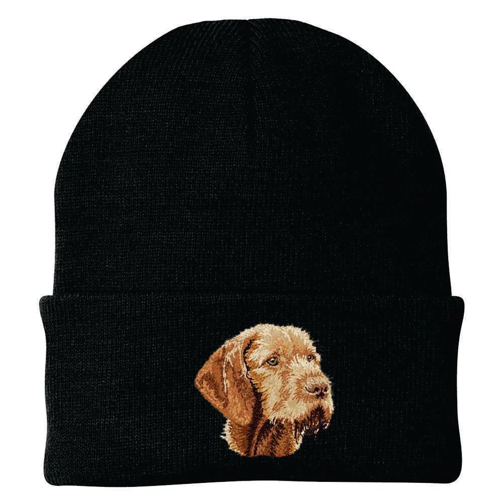 Wirehaired Vizsla Embroidered Beanie - Image 4