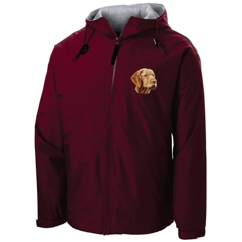Wirehaired Vizsla Embroidered Hooded Jacket - Image 3