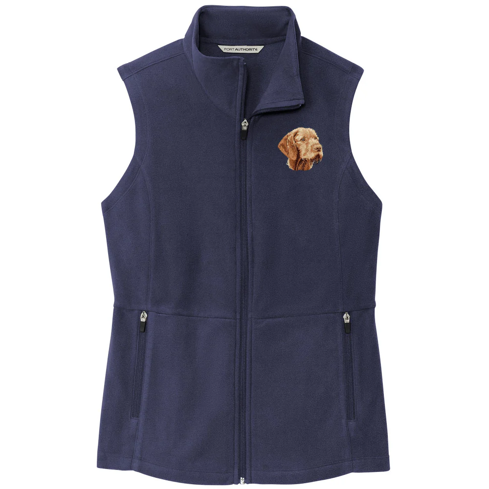 Wirehaired Vizsla Embroidered Women's Fleece Vest