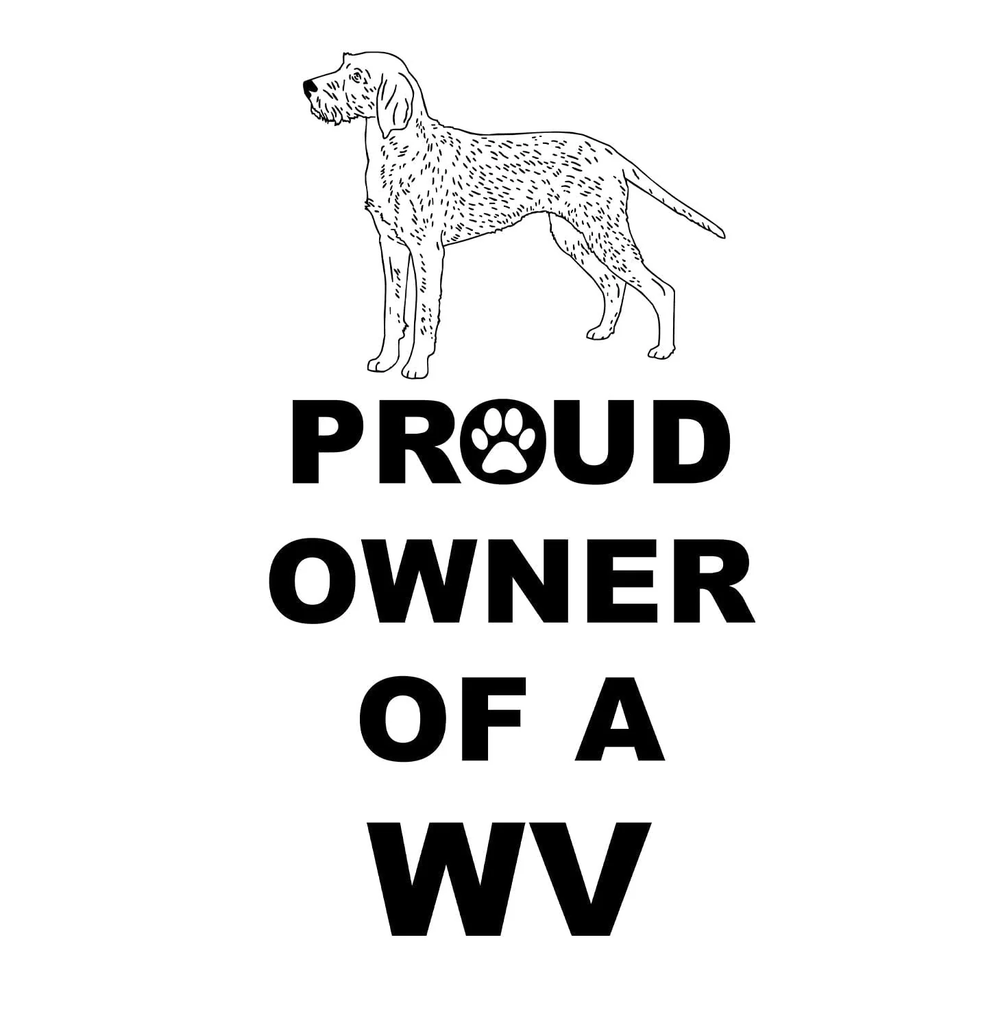 Wirehaired Vizsla Proud Owner - Adult Unisex T-Shirt - Image 2