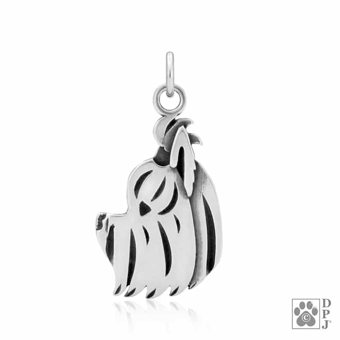 Yorkshire Terrier Puppy Cut, Head, Pendant
