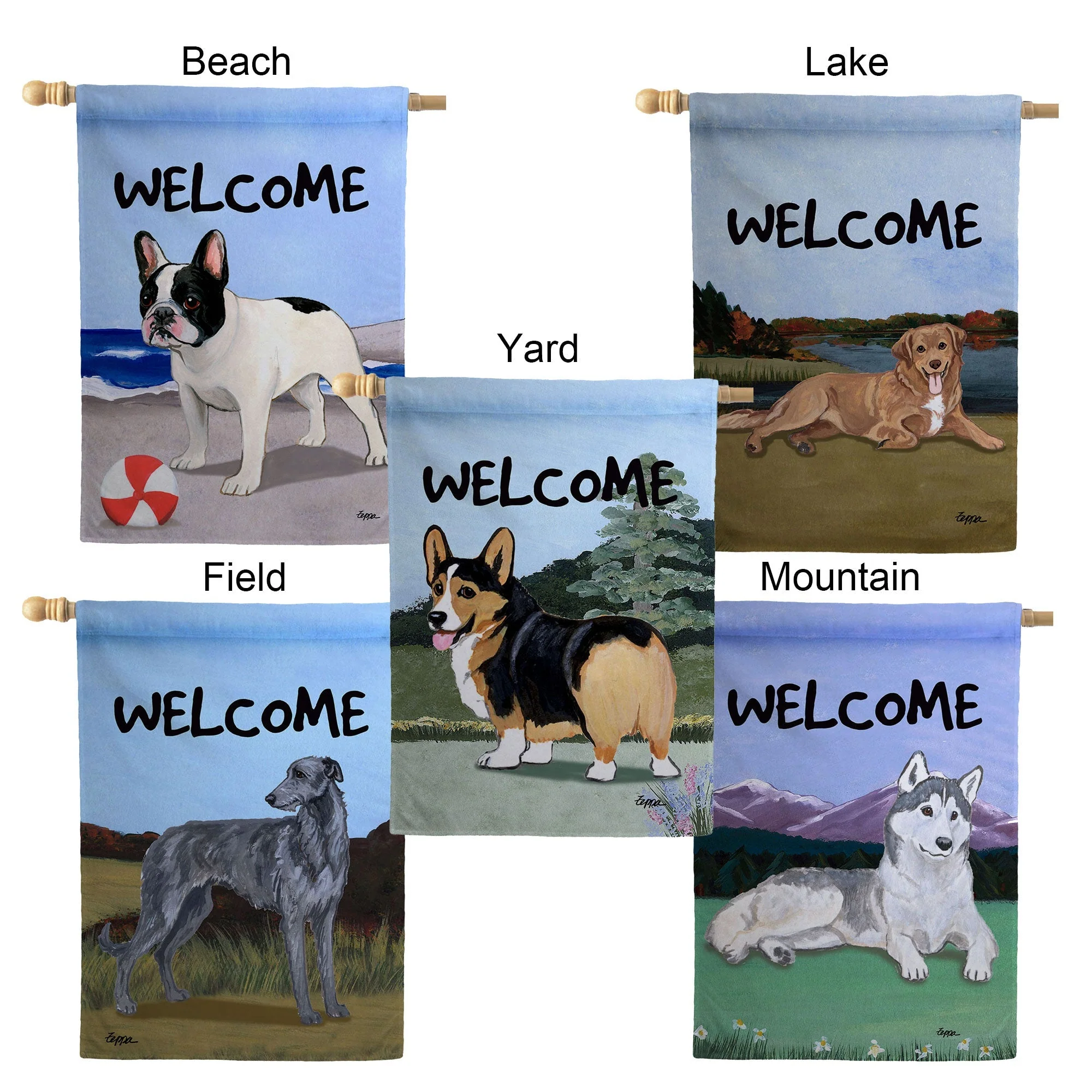 Yorkshire Terrier House Flag - Image 2